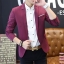 สูท,เสื้อสูท ผ้าคอตตอน เกรดA สีแดง พร้อมส่ง M,L