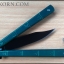 มีดบาลีซอง Dark Bamboo Balisong