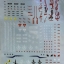 decals MG Gundam MBF-P03R Astray Blue Frame Second Revise Decal 1432