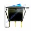 สวิทช์ ON-OFF กลม-ไฟเต็ม 220V./3ขา มีไฟ-สีน้ำเงิน