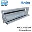 เฟรมหลัง เฟรมบอดี้ เคสแอร์ HAIER รหัส A0010885709 ของแท้ ใหม่ มือ1
