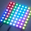 แผง RGB 5050 ไม่กันน้ำ วิ่งอิสระ IC WS2812B 5V 16x16 สามารถควบคุมอิสระทุกดวง