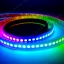 ไฟเส้น RGB 5050 หุ้มกันน้ำ วิ่งอิสระ IC WS2812B 5V หลอดถี่ 144 LED/M ยาว 1 เมตร สามารถควบคุมอิสระทุกดวง