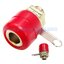BIDINGPOST กลมสั้น-ขอบมน/RED