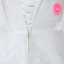 ชุดราตรีสั้น แขนกุด สีขาว พร้อมส่ง M งานร้อยหลัง