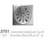 ตะแกรงกันกลิ่นสแตนเลส รุ่นเหลี่ยม 2"-2.5" รุ่น L5701 SOSUCO sosuco