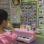 เปียโนของเด็กเล่น+โน๊ตเพลง+เก้าอี้ อุปกรณ์ครบเซต สีชมพู