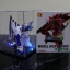 Model Display Box + LED / ตู้โชว์โมเดล 1/144 & 1/100 Size : 21.5 x 21 x 26cm