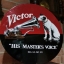 ป้ายสังกะสีvictor "His master"s voice" รหัส131058pi