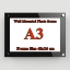 A3 กรอบรูปอะครีลิค ติดผนัง 48x36ซม. Acrylic Wall Mounted Photo Frame 48x36cm.(for A3) ชุด