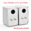BRZHiFi Art TWO ลำโพงตู้อะลูมิเนียมสีเงิน ดอก 2.5 นิ้ว 20W 4Ω Passive Speaker +วงจร Crossover แยกย่านเสียง BRZHiFi Art 2