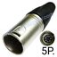 P.XLR-5P.-SILVER