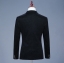 เสื้อสูท สีดำปกเทา ผ้ากลิตเตอร์ พร้อมส่ง L