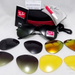 RB 3026 62mm ชุด 5 เลนส์ มี สีเงิน กับ สีดำ เลือกสีใด้