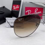 RB 3025 AVIATOR LARGE METAL 004/51 58-14 2N เลนส์ชาเฟด