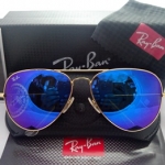 RB 3025 AVIATOR LARGE METAL 112/17 58-14 3N ปรอทน้ำเงิน