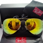 RB 3025 AVIATOR LARGE METAL 112/68 58-14 3N ปรอทเหลือง