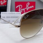 RB 3025 AVIATOR LARGE METAL 001/51 58-14 2N ชาเฟด