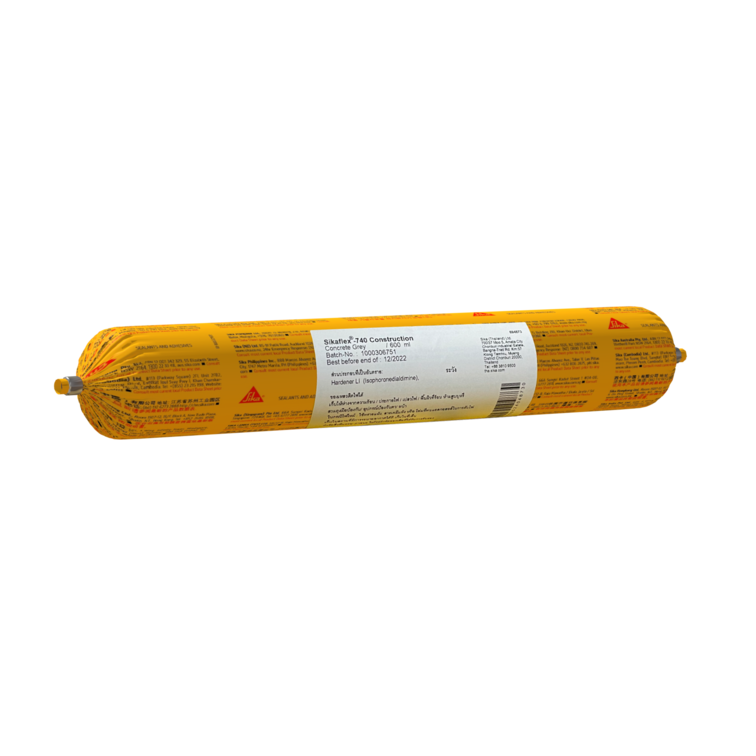 Sika flex 740 กาวยาแนวรอยต่อ สำหรับรอยต่อที่ต้องฉาบตกแต่งและทาสี สีขาว/สีเทา