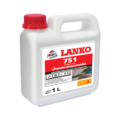 น้ำยาประสานคอนกรีต LANKO รุ่น LK-751-1L. ขนาด1 ลิตร สีใส